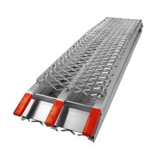 1 Oprijplaat motorfiets ATV Quad opvouwbaar aluminium 226cm 340kg