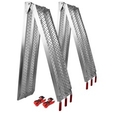 2x oprijplaat  opvouwbaar aluminium 226cm 680kg