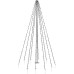 Vlaggenmast verlichting - 192 LED's - 208 cm hoog - Warm wit licht - Waterdicht