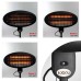 Vrijstaande heater 2000W infrarood terrasverwarmer 
