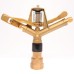 VYR-70-VC messing rondsproeier 1" bi.dr., messing hoofdnozzle 6,4 mm & messing achternozzle 4,8 mm + straalbreker